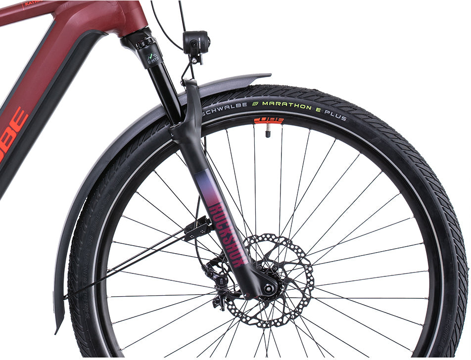 Cube Kathmandu Hybrid SL 750 donkerrood'n'rood