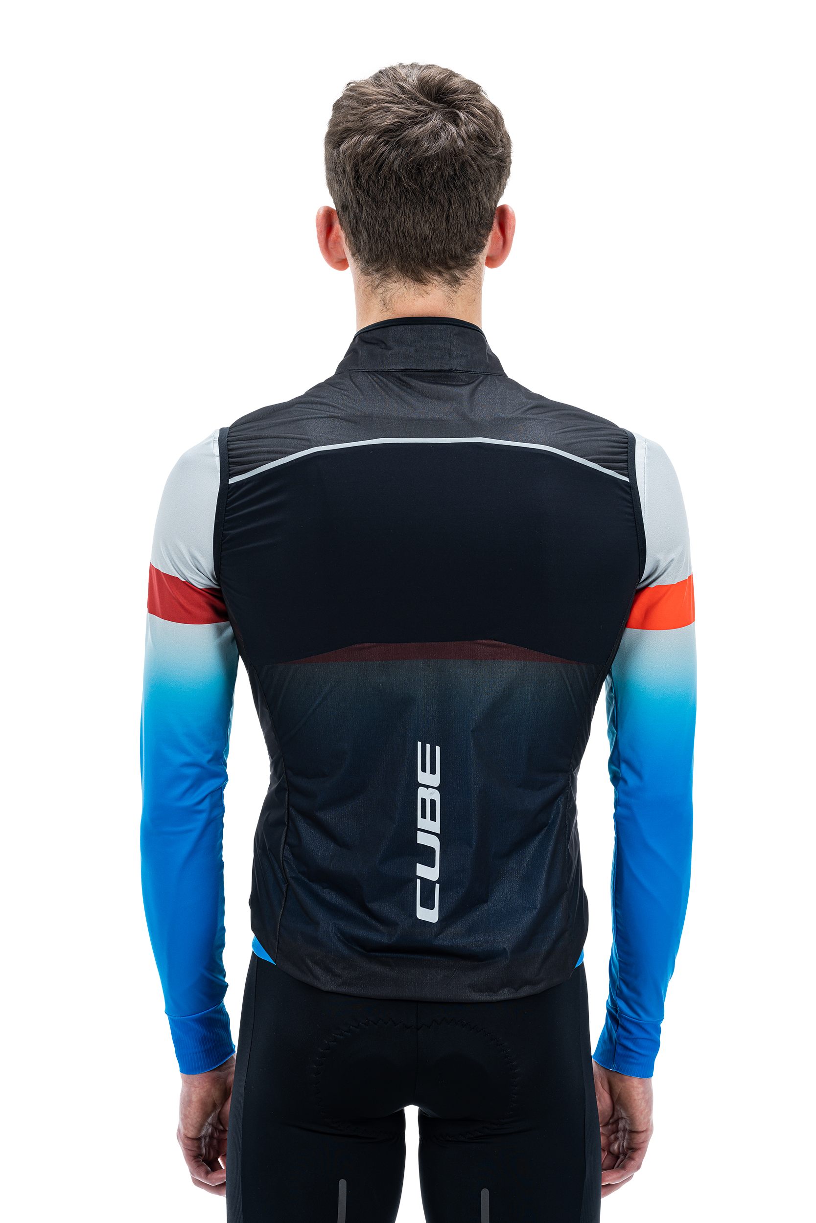 CUBE TEAMLINE windvest zwart