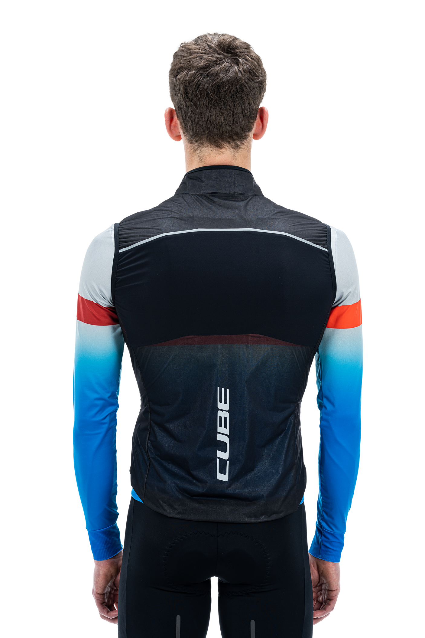 CUBE TEAMLINE windvest zwart