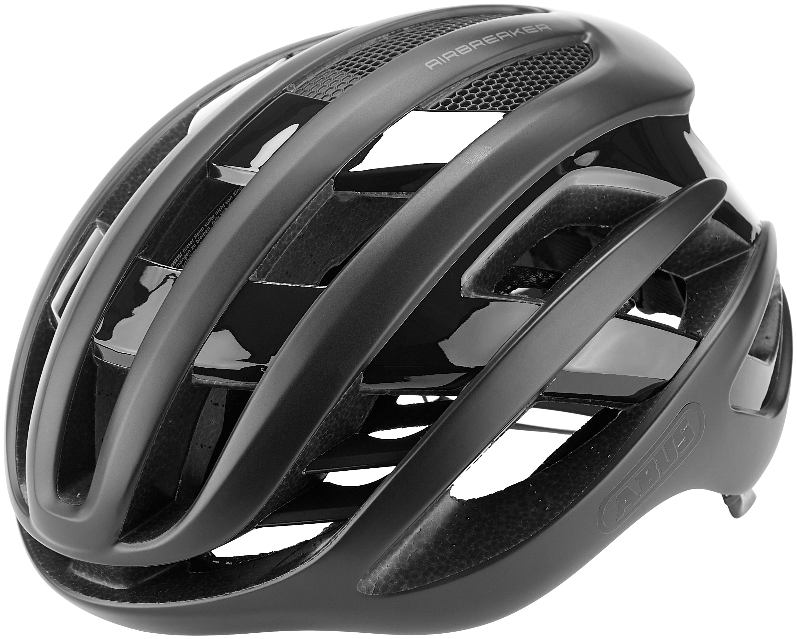 ABUS Airbreaker helm Road fluweel zwart