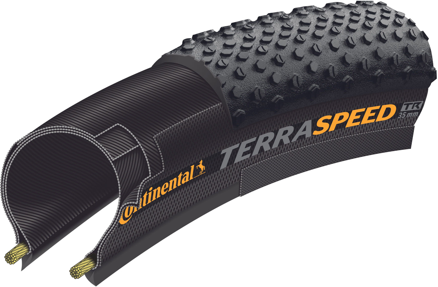 Continental Terra Speed ​​ProTection vouwband 28x1.50" TLR zwart