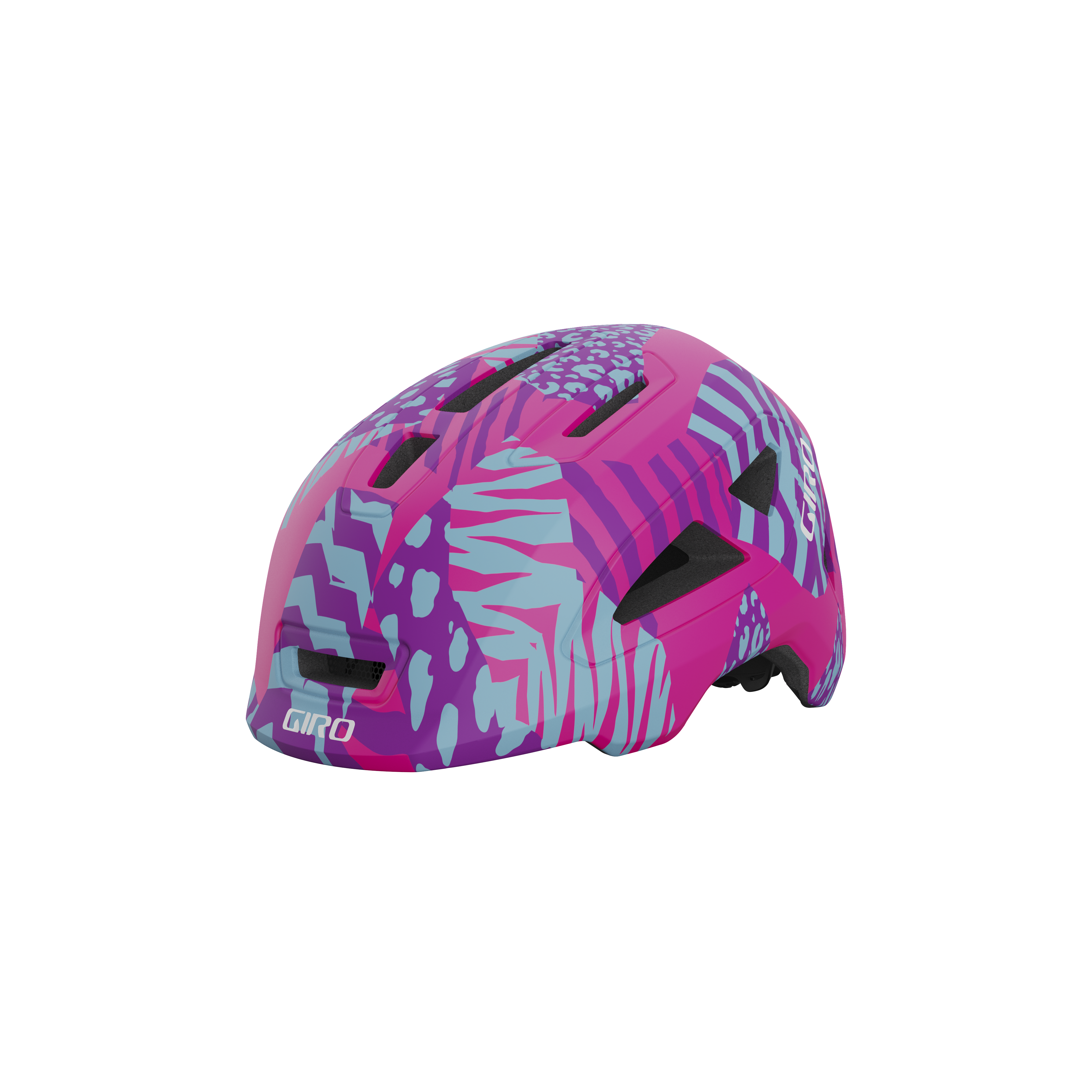 Giro Scamp II Helm matte pink animal