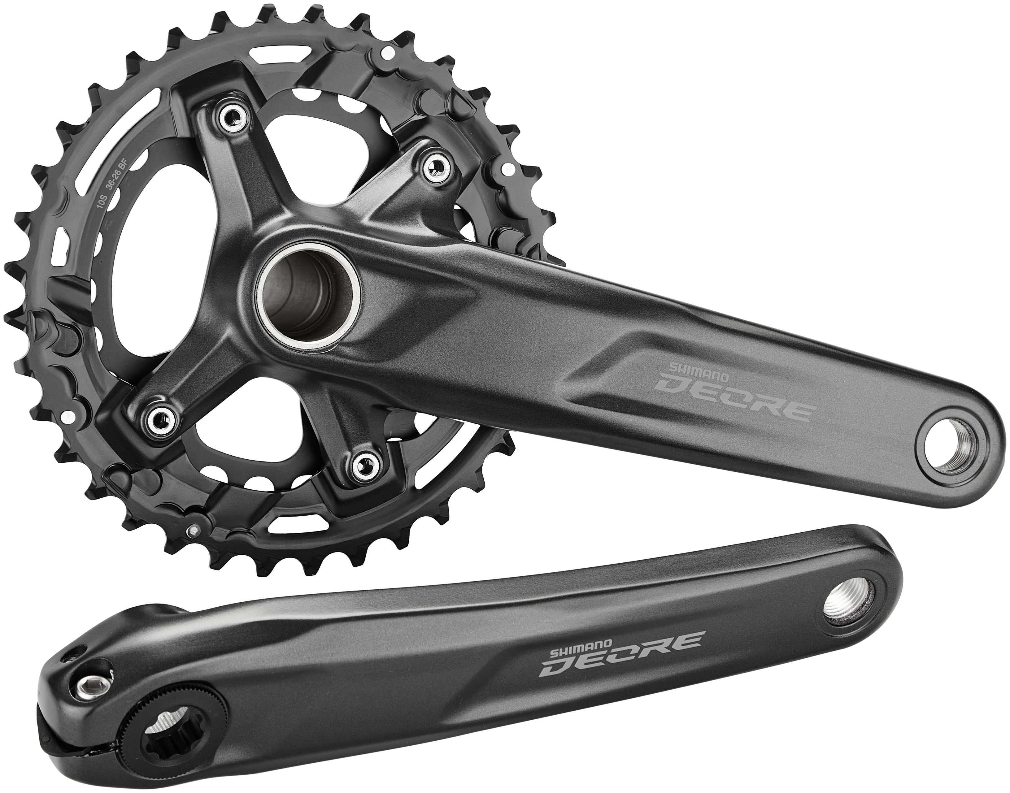 Shimano Deore FC-M4100 crankstel 2x10-speed 26/36T 48,8 mm