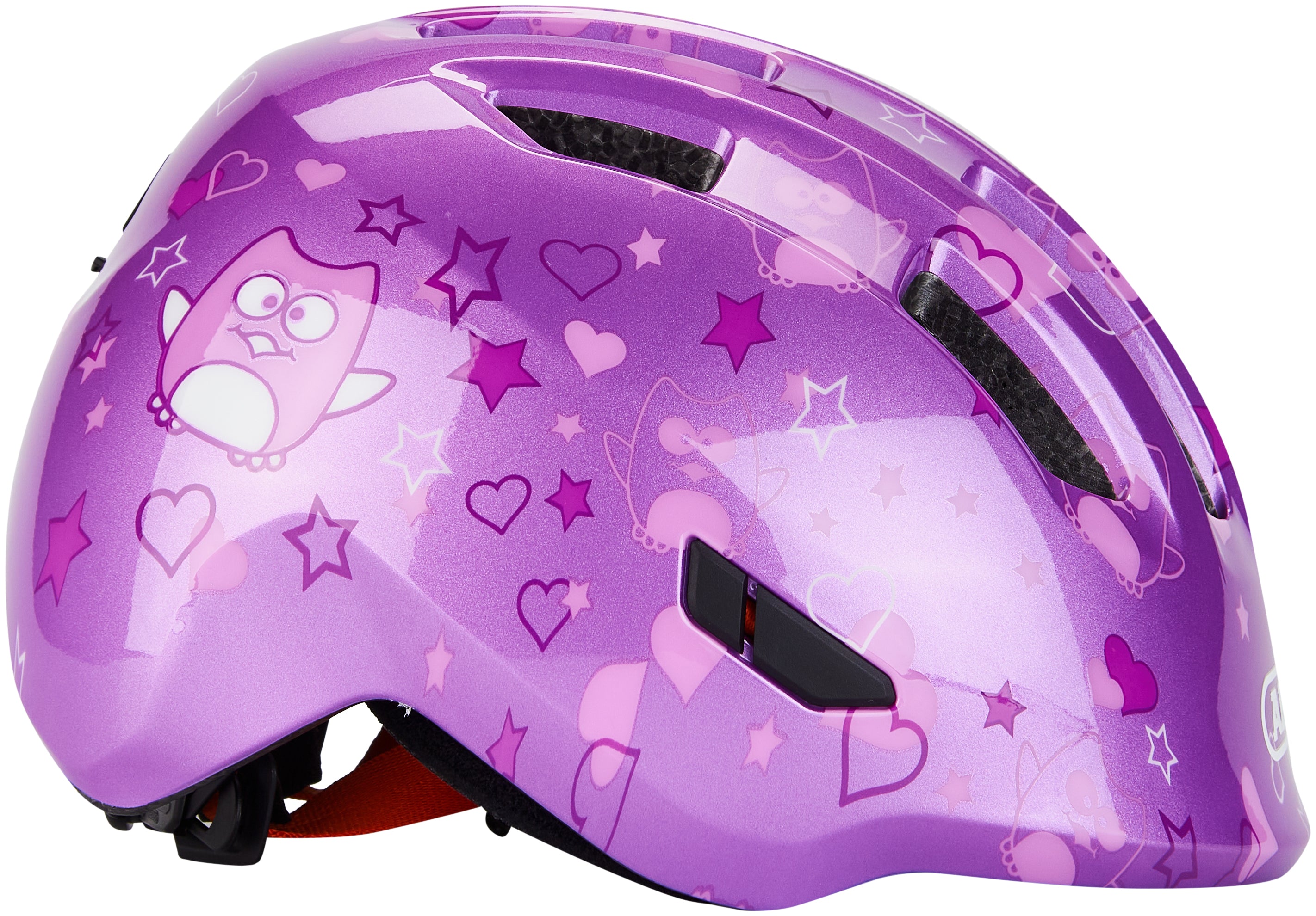 ABUS Smiley 3.0 Helm Kinderen paarse ster