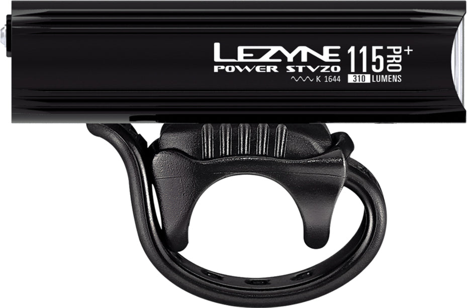 Lezyne Power Pro 115 LED koplamp glanzend zwart