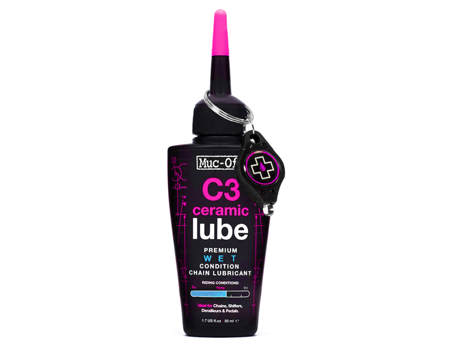 Muc-Off C3 Wet Ceramic Lube kettingsmeermiddel 50ml